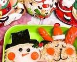 キャラ弁＊クリスマス＊雪だるま♫トナカイ作り方6写真