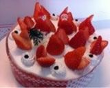 生クリーム節約クリスマスケーキ作り方13写真