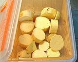 リンゴとさつまいもマッシュのサラダ作り方1写真