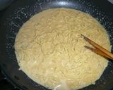 濃厚☆味噌カルボナーラーメン作り方5写真