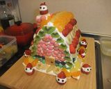 2011☆サンタさんのお家ケーキ作り方16写真