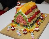 2011☆サンタさんのお家ケーキ作り方17写真