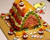 2011☆サンタさんのお家ケーキ作り方18写真