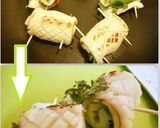 チクワの春菊チーズ巻き作り方3写真