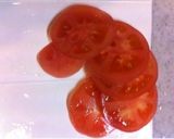 トマトのハート❤チーズのっけ作り方1写真