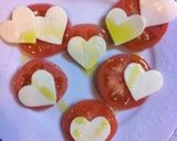 トマトのハート❤チーズのっけ作り方3写真