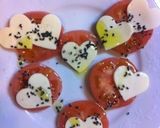 トマトのハート❤チーズのっけ作り方4写真