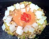 激うま！明太子チーズのもんじゃ焼き☆作り方4写真