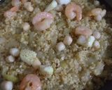 カレー風味の海鮮パエリア作り方3写真