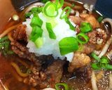 豚の竜田揚げのっけ♪あったかおろし蕎麦作り方6写真