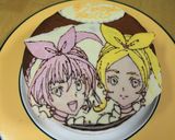 ハートキャッチプリキュアケーキ(^_^)作り方8写真