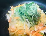米粉のお好み焼き●ネギ野菜玉作り方2写真