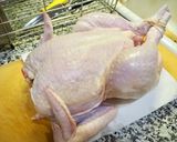 クリスマスに丸鶏のローストチキン作り方1写真