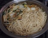 すき焼き風うどん作り方4写真