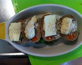 おせちリメイク】ミートローフ☆チーズ焼き作り方3写真
