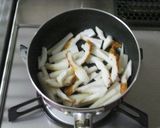 ❦大葉香る。大根とちくわの味噌炒め❦作り方3写真