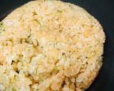 めんつゆチャーハンのたまごとろろかけ作り方2写真