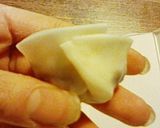 ☆残ったハンバーグでデミグラ餃子バーグ☆作り方5写真