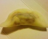 ☆残ったハンバーグでデミグラ餃子バーグ☆作り方4写真