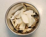 ランチに♪　茸と塩昆布の梅マヨパスタ作り方1写真