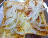 玉葱の生姜味噌風味の和風トースト作り方3写真
