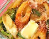 ちくわとピーマン★麺つゆおかかバター作り方3写真