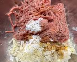 ピーマンのひき肉詰め焼き　たまごなし作り方2写真