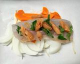 フライパンで簡単🍳サワラ（鰆）の梅大葉蒸し作り方4写真