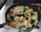 鶏むね肉の野菜炒めポン酢風味作り方5写真