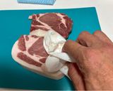少ない油で分厚いトンカツ揚げてみました🐷作り方1写真