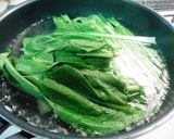 小松菜の味噌ごまマヨ和え作り方1写真