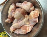手羽元肉のレモンペッパーチキン作り方2写真
