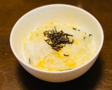 食べる梅だし、卵の七種粥！作り方2写真
