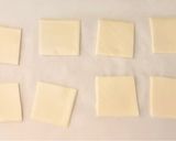 レンジで簡単　パリパリチーズ作り方1写真