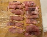 簡単　葉生姜と赤味噌肉巻き作り方2写真