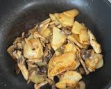 新じゃがときのこの味噌マヨ炒め作り方4写真