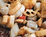 れんこんとこんにゃく🍱甘辛炒め🍺作り方6写真