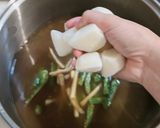 おでんの残り汁で煮込みうどん作り方2写真