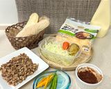 合挽き肉のそぼろバゲットトースト作り方1写真