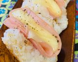 パンに魂売った焼きおにぎり③ハムチーズ作り方10写真
