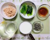 簡単夕飯昼食ワンパンツナ小松菜和風クリームパスタ作り方1写真