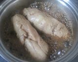 簡単☆ムネ肉のレーズン胡桃巻き作り方6写真