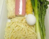 海老天・玉子入り鍋焼きうどん！作り方1写真