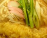海老天・玉子入り鍋焼きうどん！作り方5写真
