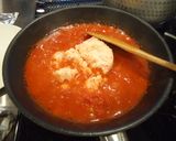 『蟹のトマトクリームパスタ』作り方4写真