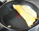 台湾庶民朝食~蛋餅(台湾風のオムレツ)作り方6写真