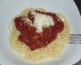 四日間掛けた究極ミートソーススパゲティ作り方9写真
