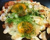 百合根のベーコン卵とじバター風味作り方4写真