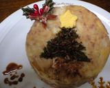 お好み焼きでX`masケーキプレート作り方17写真