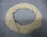 HMdeお正月しめ飾りリースパン◆◇作り方3写真